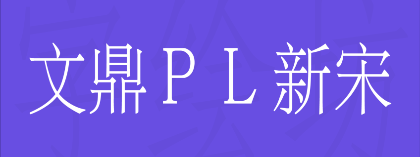 文鼎ＰＬ新宋